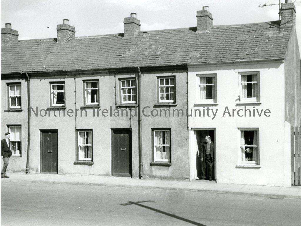 Black and white photograph of No64, 66 & 68 Killowen Street, Coleraine, 1957 (4764)