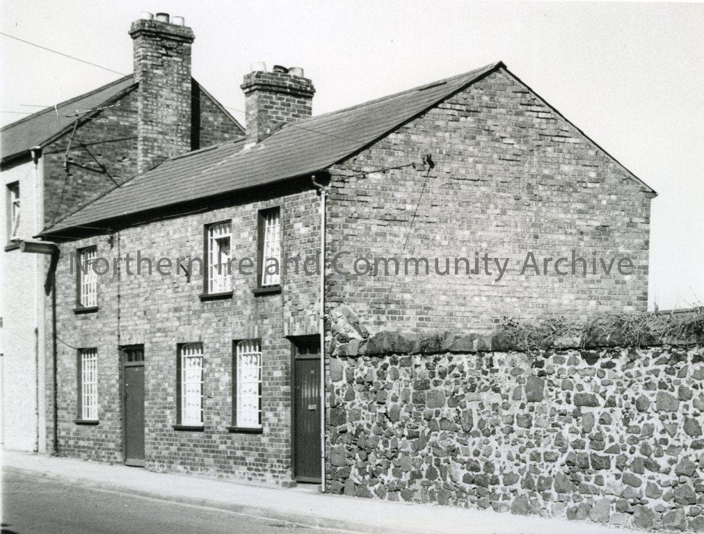 Black and white photograph of No84 & 86 Killowen Street, Coleraine, 1957 (3650)