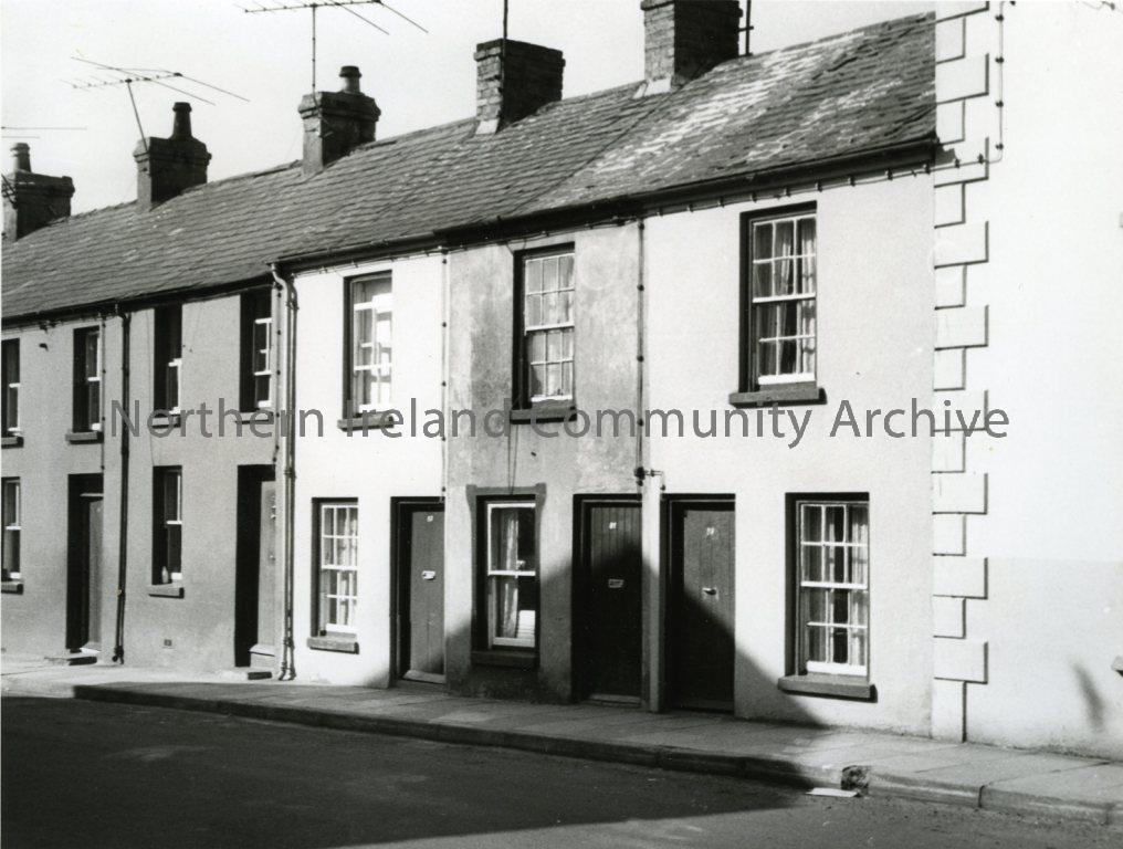 Black and white photograph of No85 to 93 Killowen Street, Coleraine, 1957 (2906)