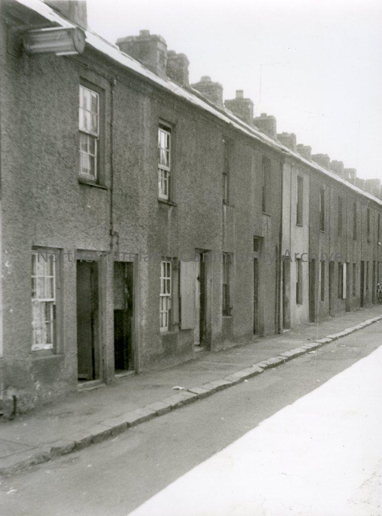 Black and white photograph of No2 to 48 Pates Lane, Coleraine, 1957 (4750)