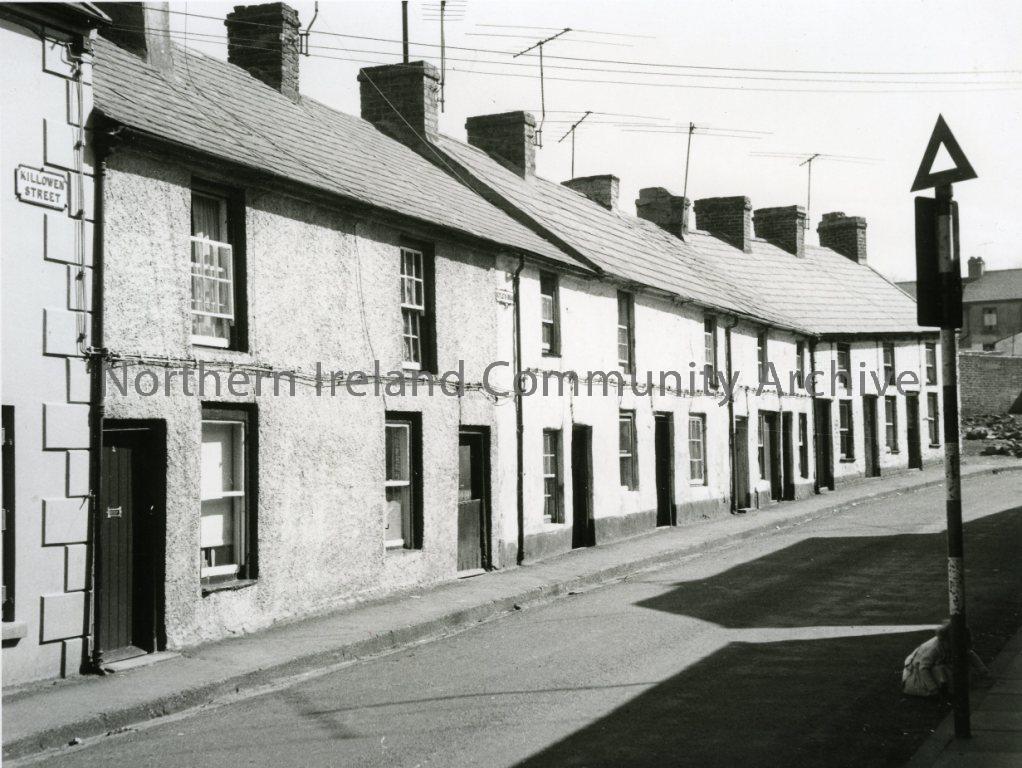 Black and white photograph of No2 to 20 Kyles Brae, Coleraine, 1957 (4279)