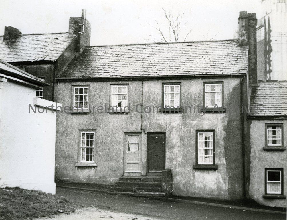 Black and white photograph of No18 & 20 (Killowen Street ?), Coleraine, 1957 (6101)