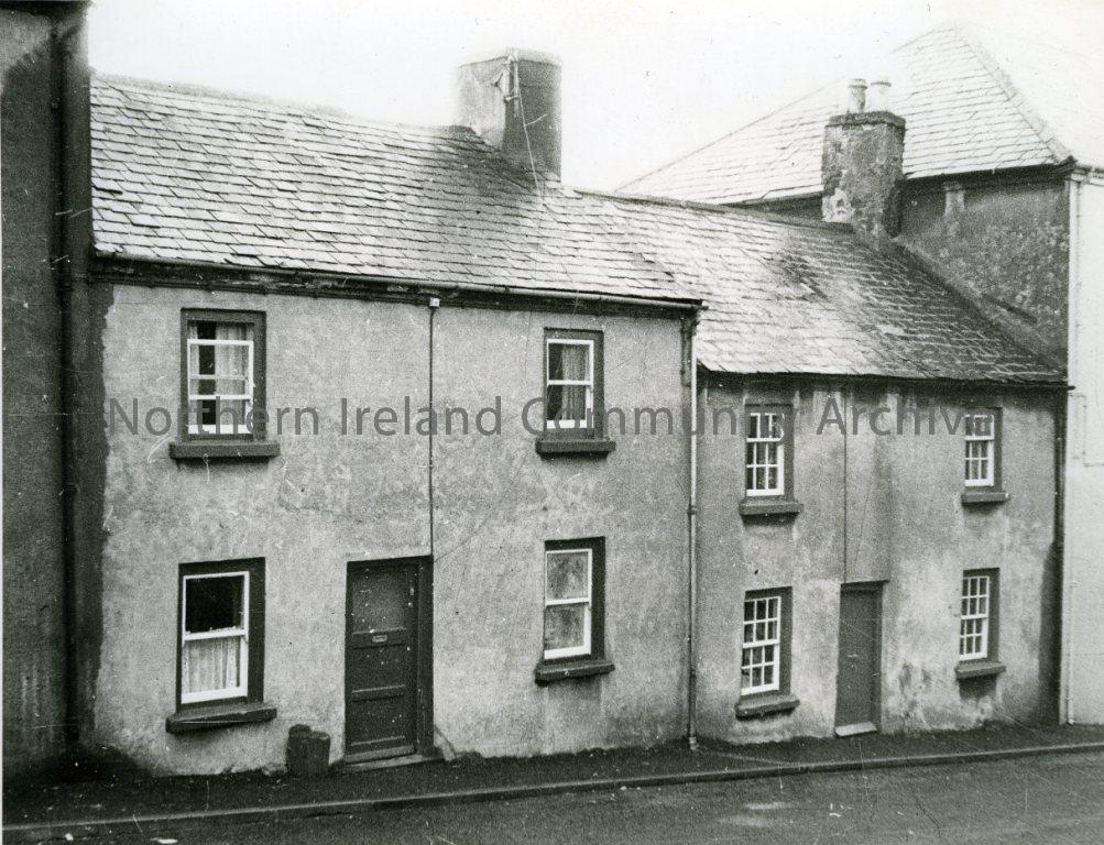 Black and white photograph of No22 & 24 (Killowen Street ?), Coleraine, 1957 (2456)