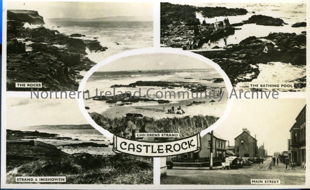 Souvenir postcard of Castlerock