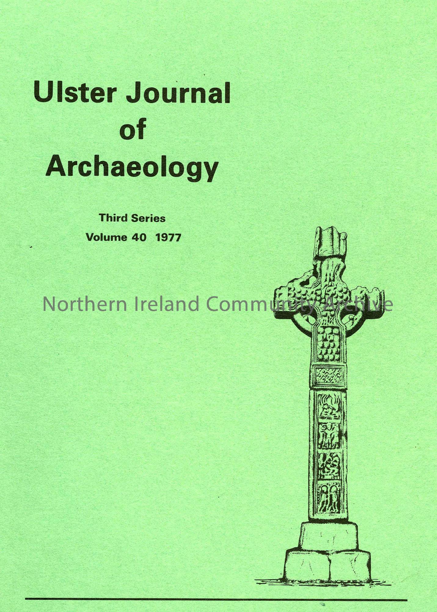 book titled, Ulster Journal of Archaeology. Third Series Volume 40, 1977 (4603)