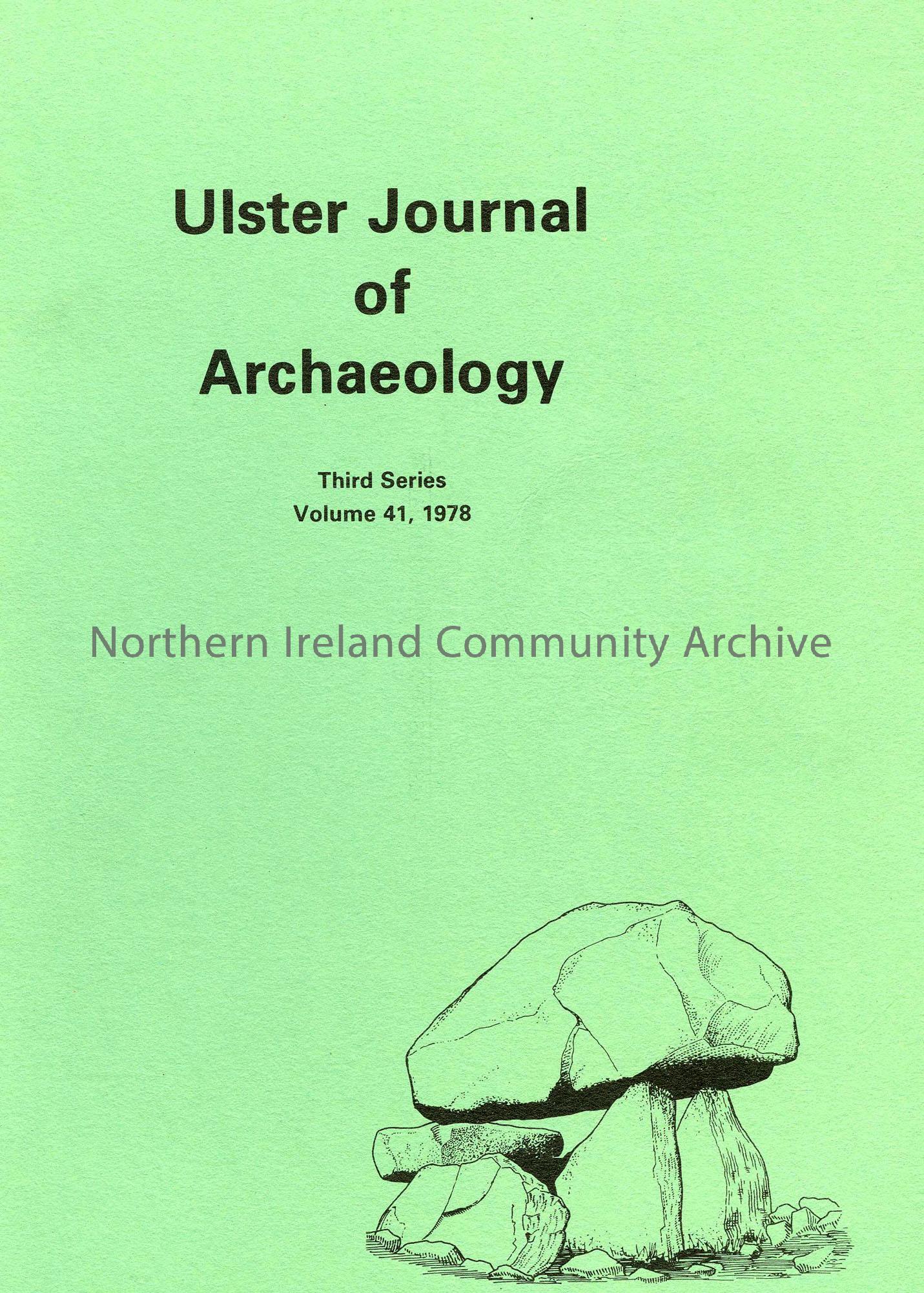 book titled, Ulster Journal of Archaeology. Third Series Volume 41, 1978 (1586)