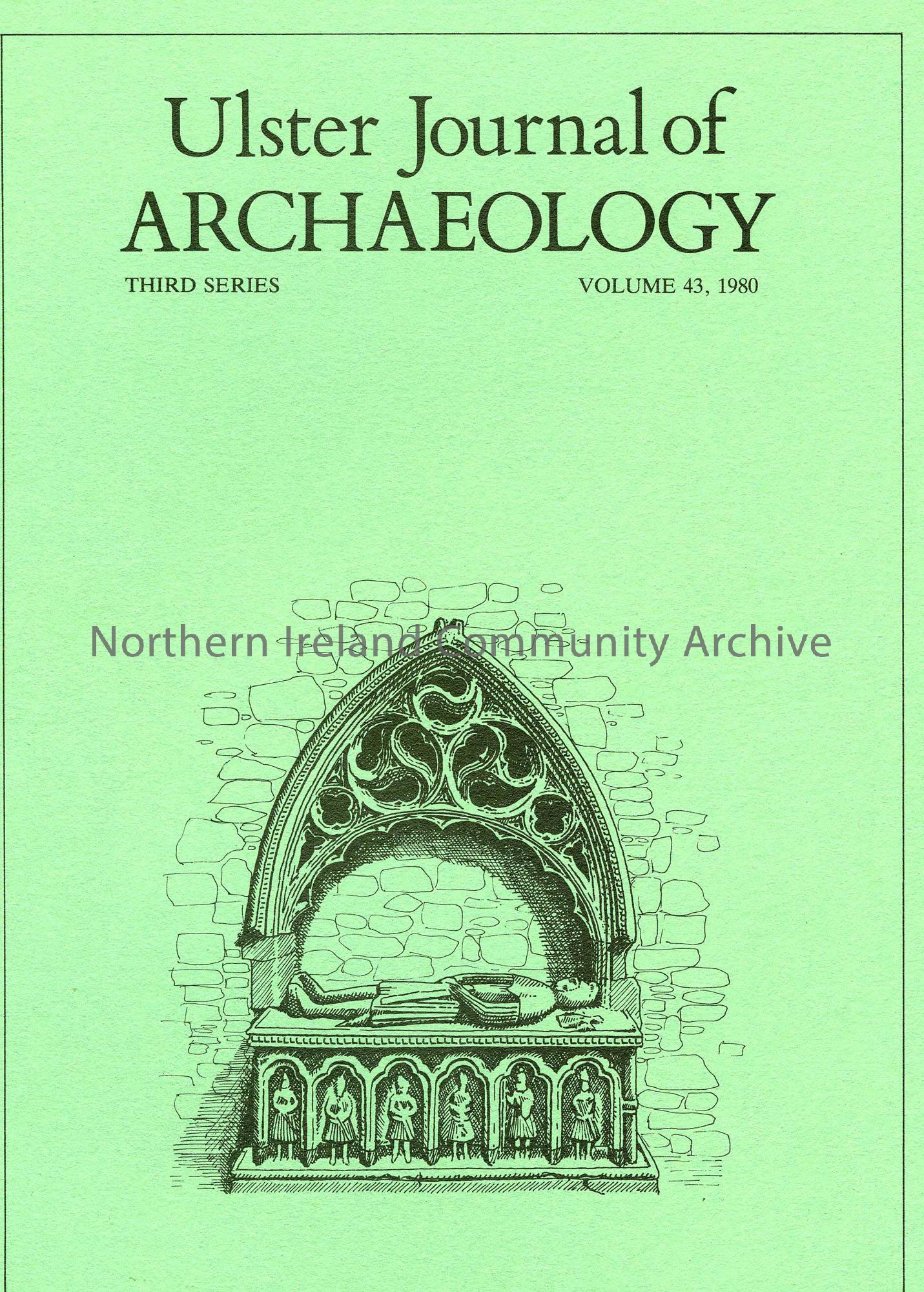 book titled, Ulster Journal of Archaeology. Third Series Volume 43, 1980 (4319)
