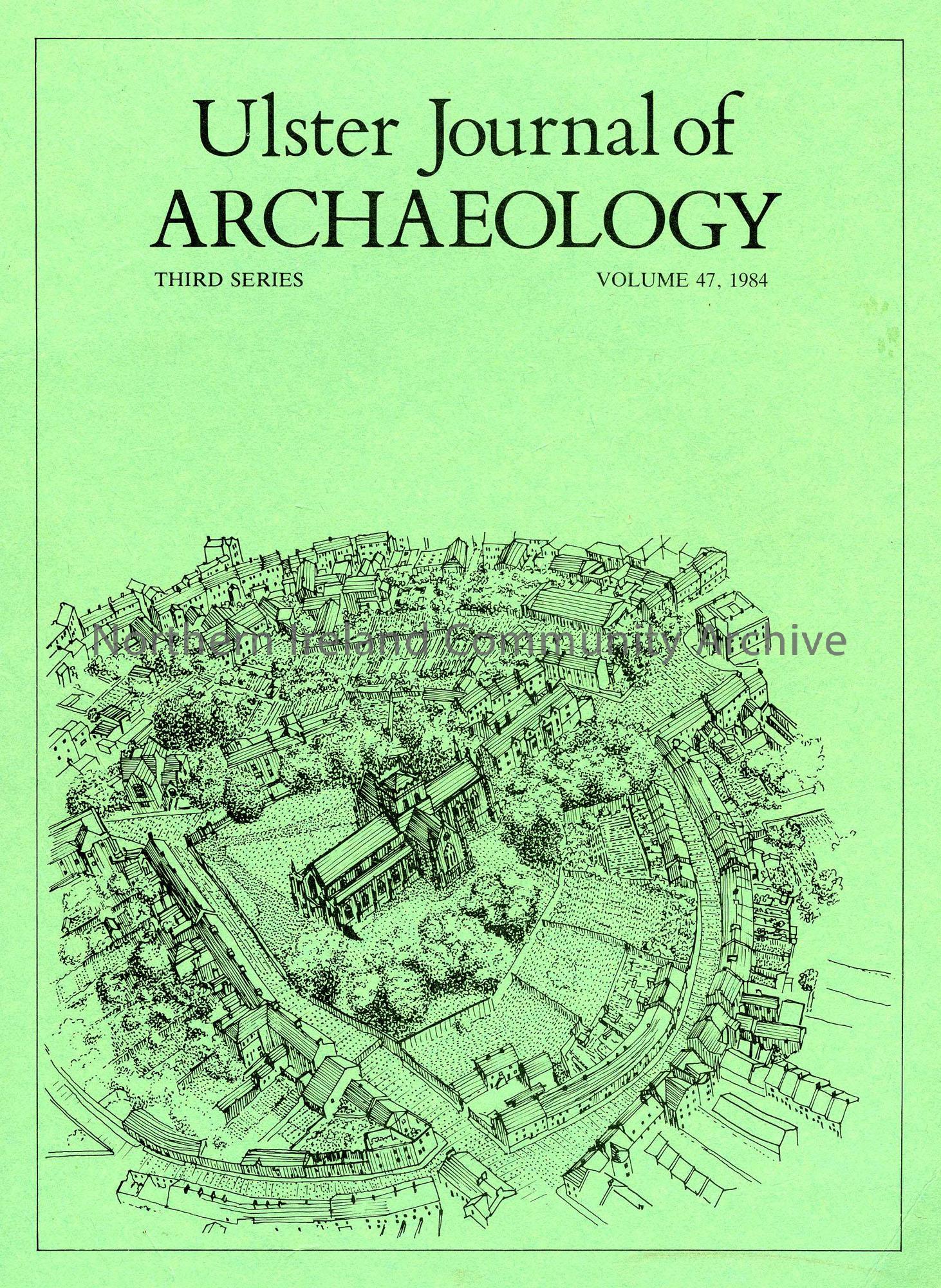 book titled, Ulster Journal of Archaeology. Third Series Volume 47, 1984 (4971)
