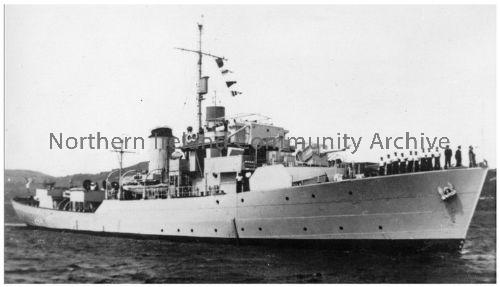 HMS Arabis.
K73
Ship number 1058
Launched  14 Feb, 1940 
Commissioned 5 Apr, 1940
 (4311)