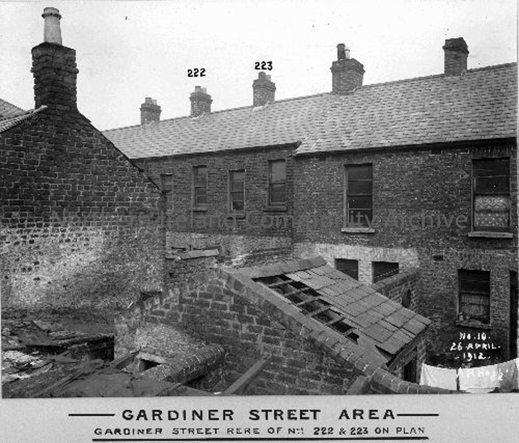 Gardiner Street Area – Gardiner Street Rere of No 222 (1670)