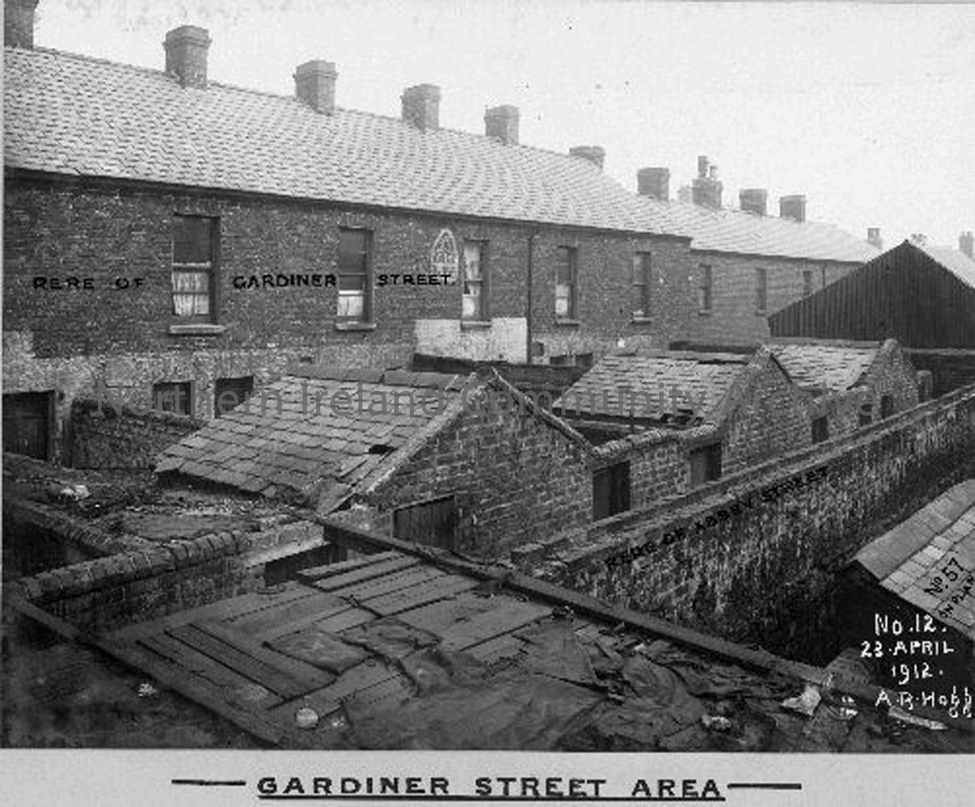 Gardiner Street Area (1956)