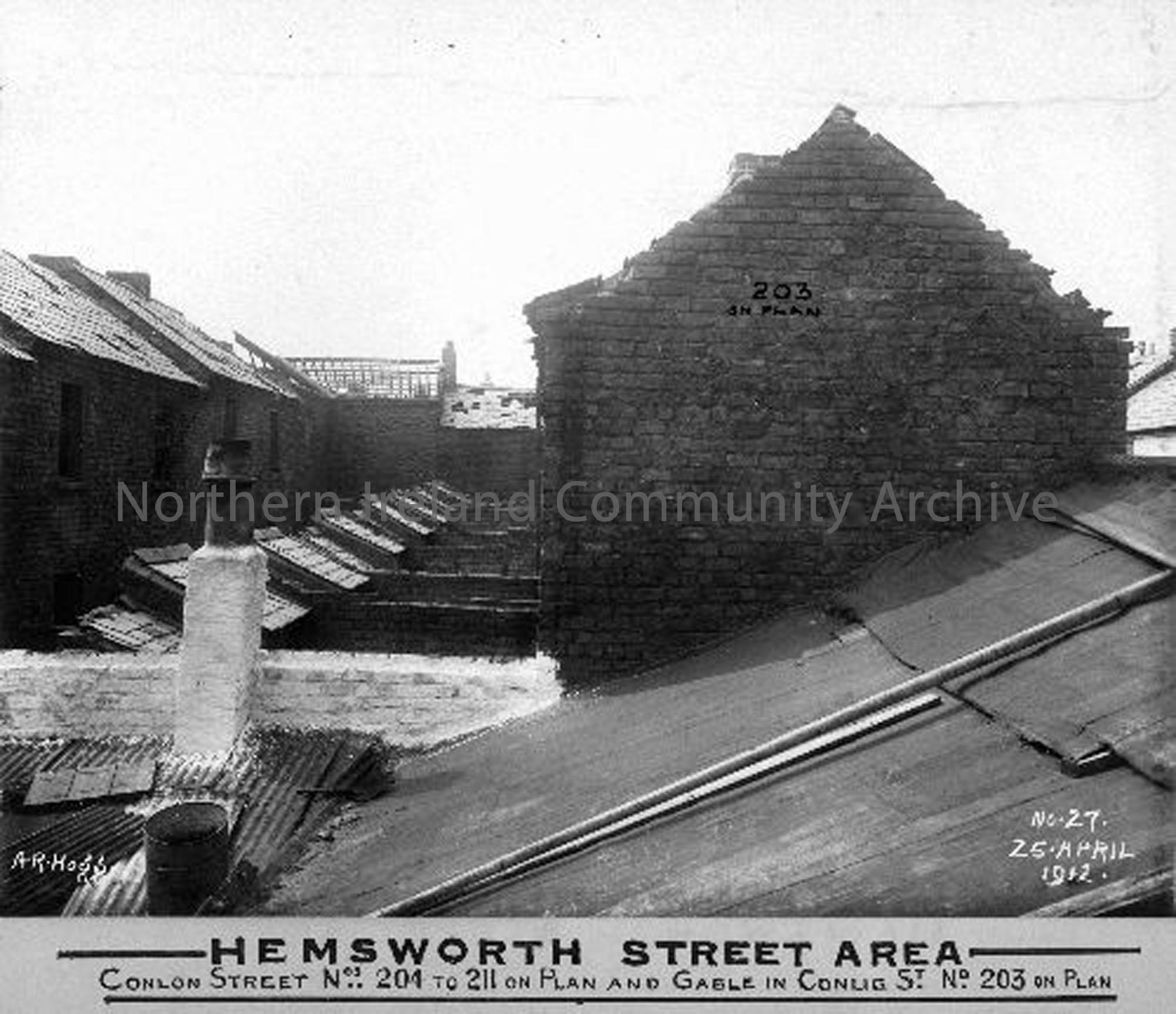 Hemsworth Street Area – Colon Street (1955)