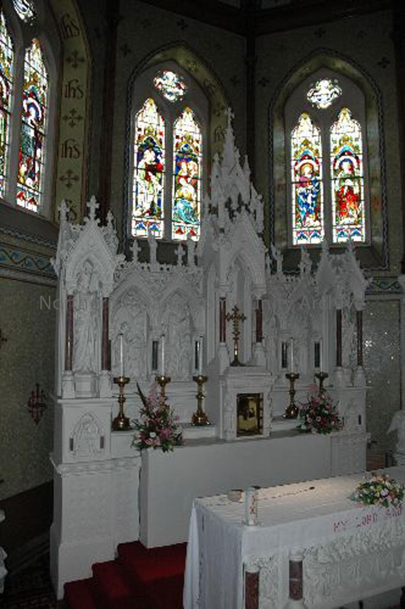 Our Lady & St Patricks altar