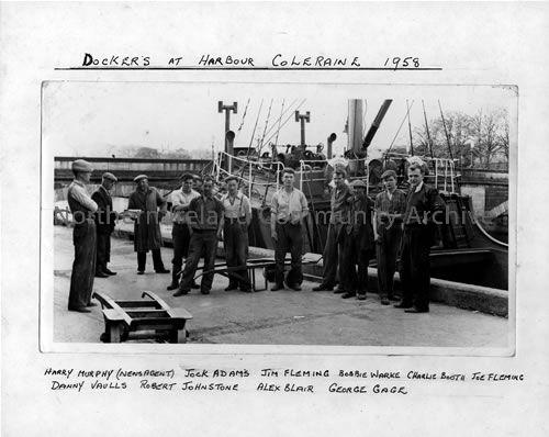 Dockers at Coleraine Harbour  (3042)