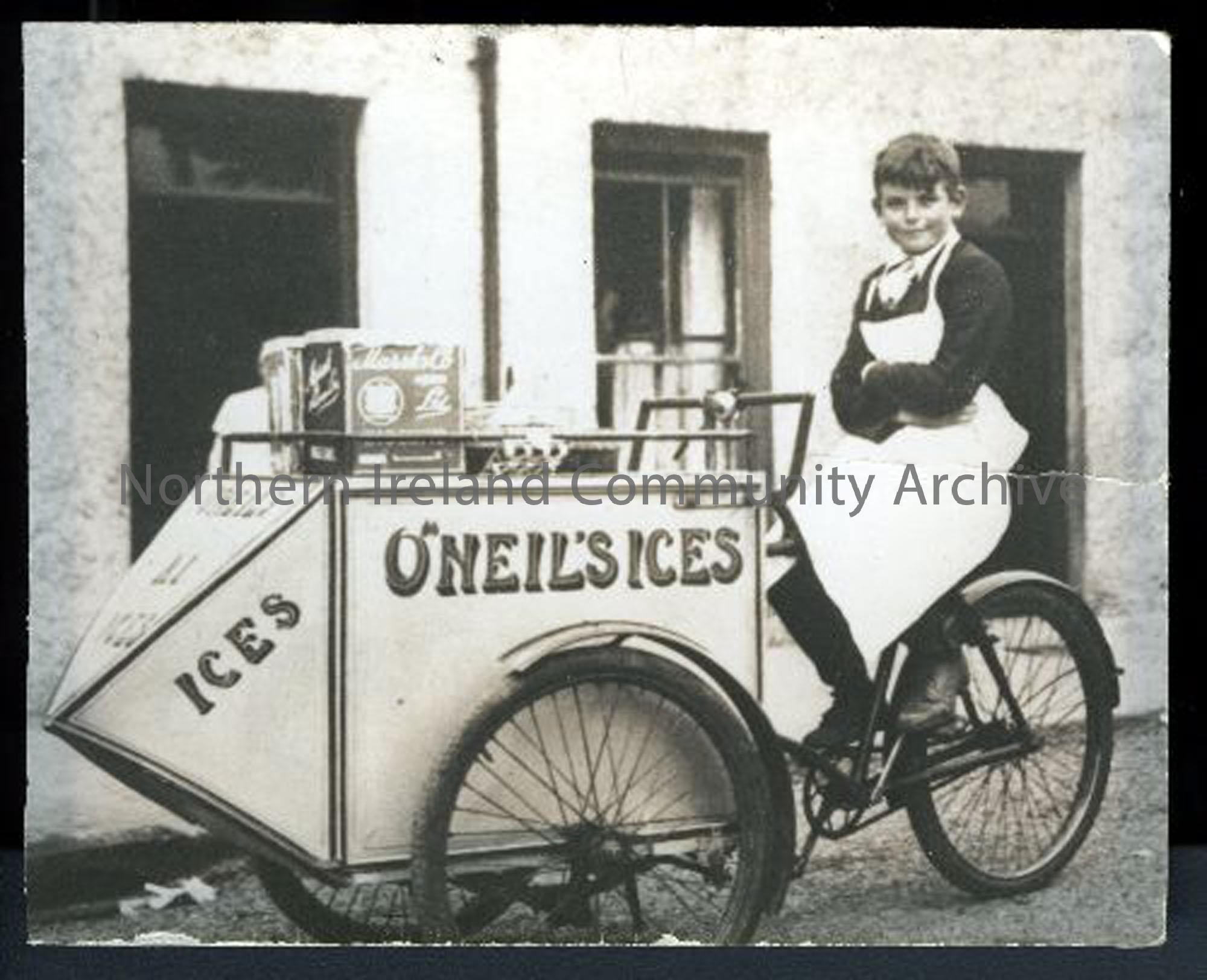 O’Neill’s Ices bicycle cart