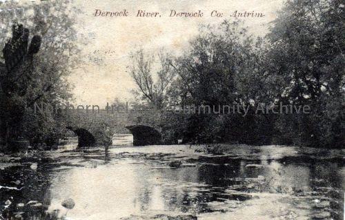 Postcard showing Dervock River