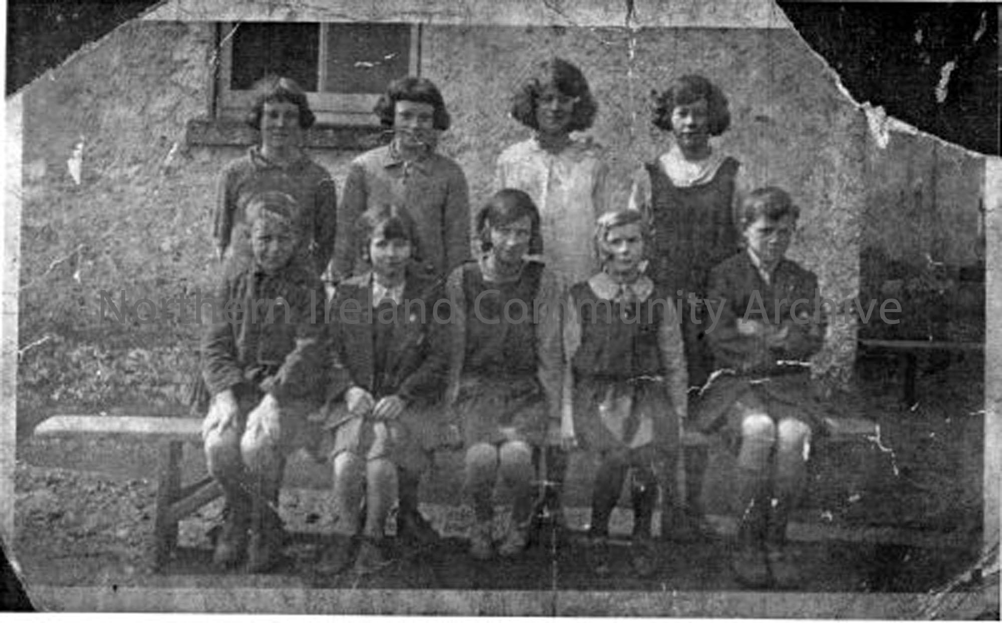 School pupils of Dervock National School, c.1924 (3263)