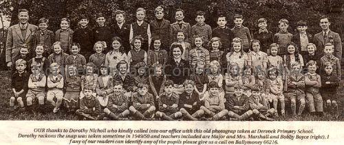 Dervock Primary School in 1949 or 1950 (6729)