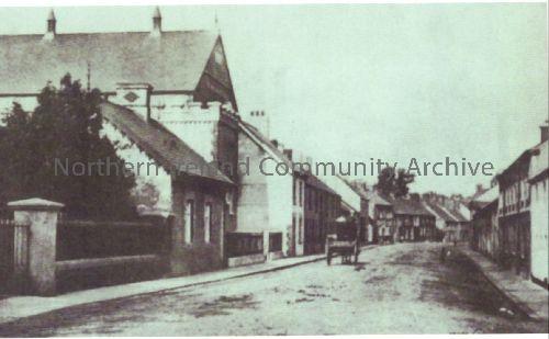 Castle Street, showing the old Parochial Hall, which was burnt down and later replaced (2085)