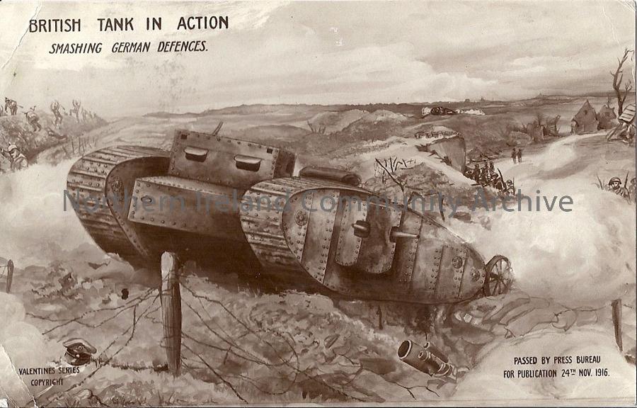 British Tank in Action