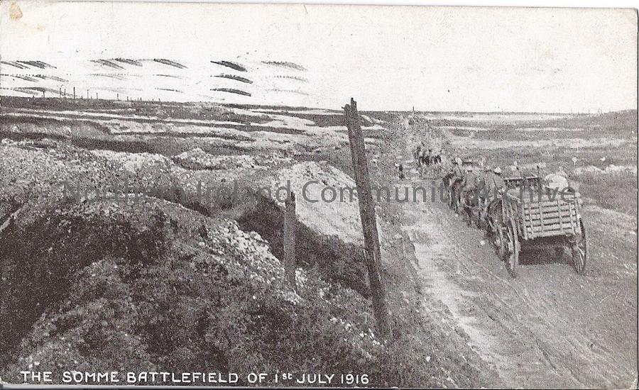 The Somme Battlefield of 1st July 1916