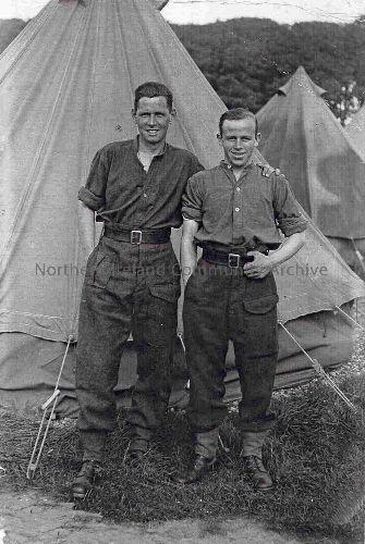 Andy McGowan and Norman Irwin at Cark Camp, Scotland  (4597)