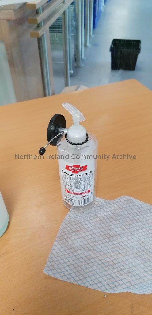 Coleraine: Tesco – Security tagged hand sanitizer