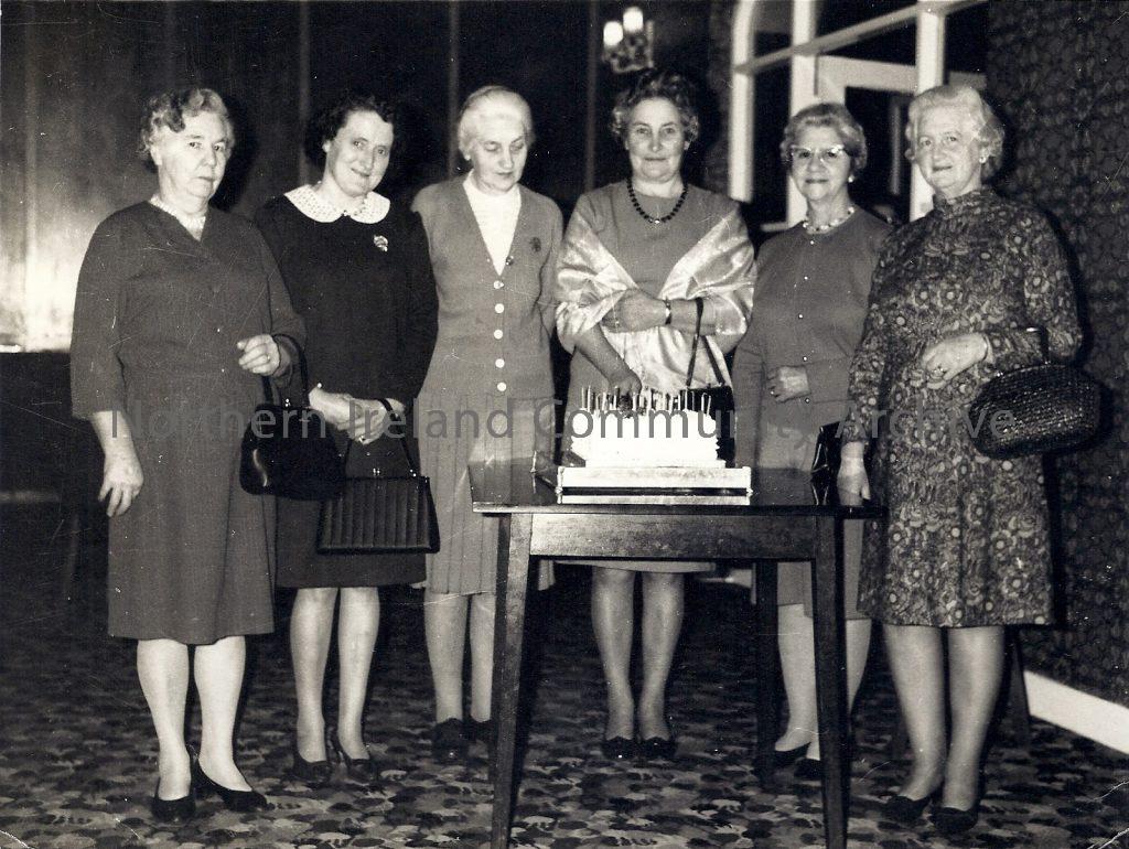 Members of Terrydremond Women’s Institute celebrating their 21st  Anniversary in December 1969.