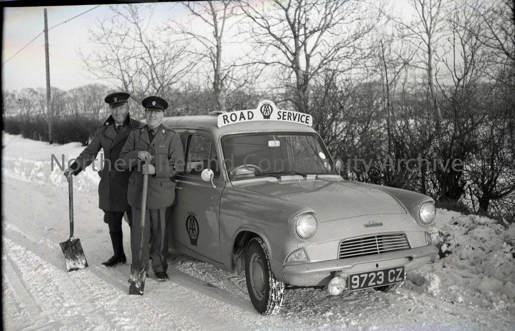 A.A. Inspector G. Smyth and Patrolman S. Coulter, Ballymoney 1963