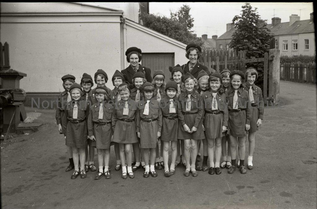 Brownies going to Camp, July 1965