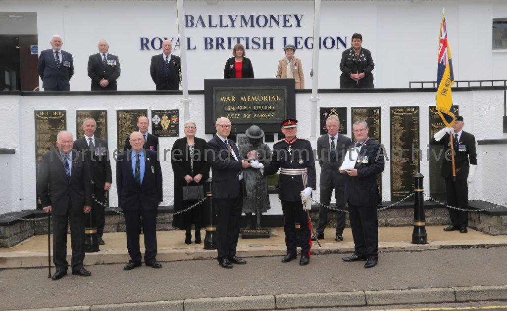 Ballymoney RBL recognised for its Queen’s Award for Voluntary Service (1)
