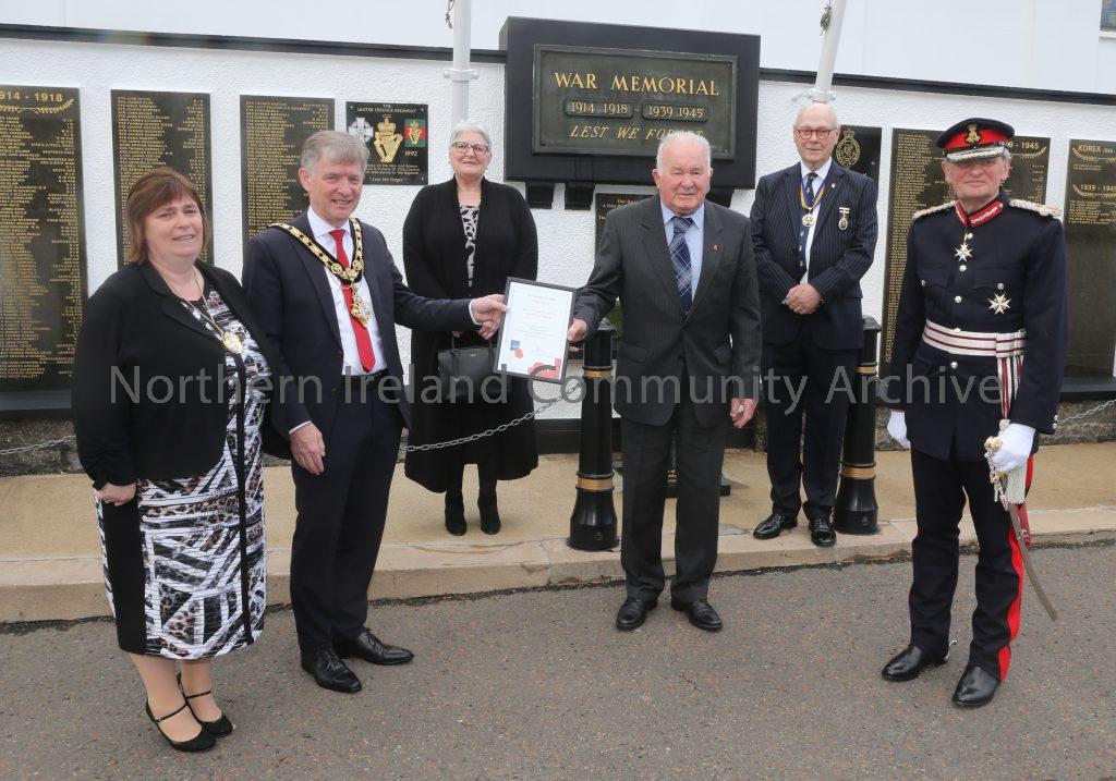 Ballymoney RBL recognised for its Queen’s Award for Voluntary Service (2)