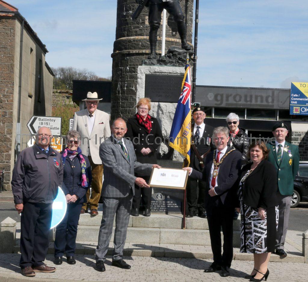 Royal British Legion centenary recognised with civic gift (2)