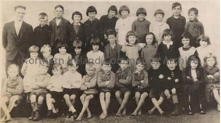 Carlane School Class Photograph with Master John Murphy (1932)
