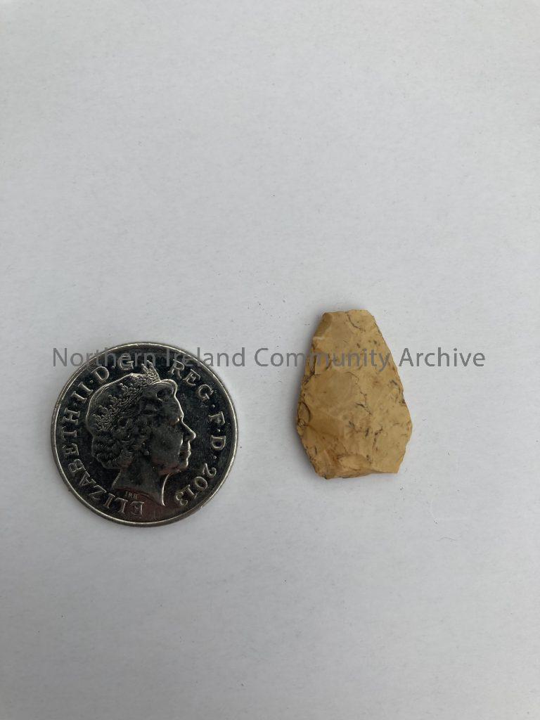 Maghernaher artefacts – fragment of lozenge arrowhead