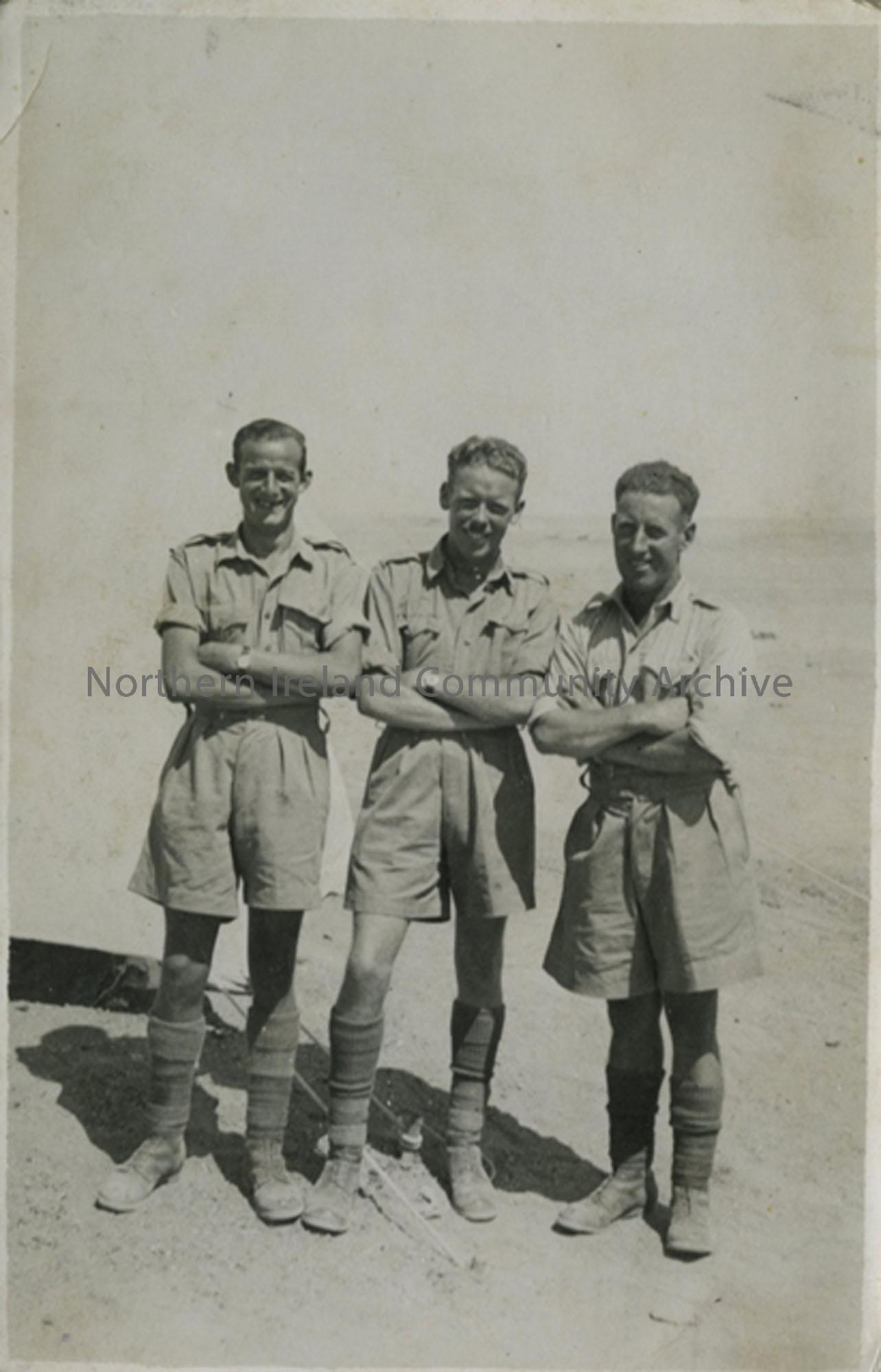 3 Soldiers in the Western Desert – NI Archive