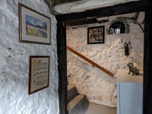 Internal photo showing stairs