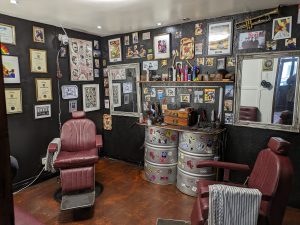 Internal photo of barbers