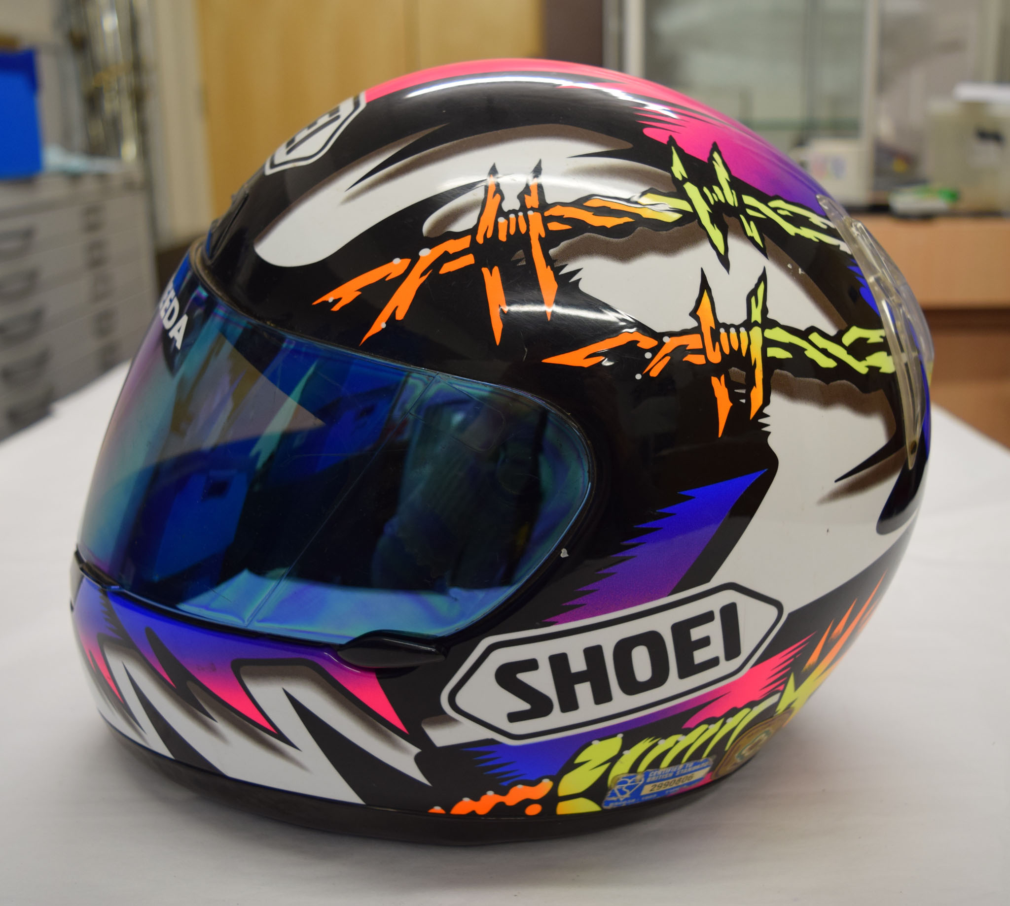 shoei dog helmet red 93 The SHOEI X Canine Helmet: Dog Safety Hat